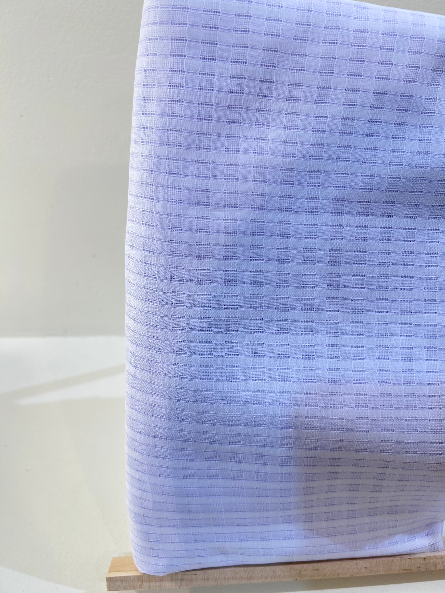 White Lace-Textured Fabric