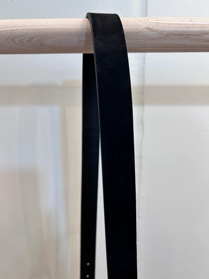 Cale Cow hide reversible belt -Black-