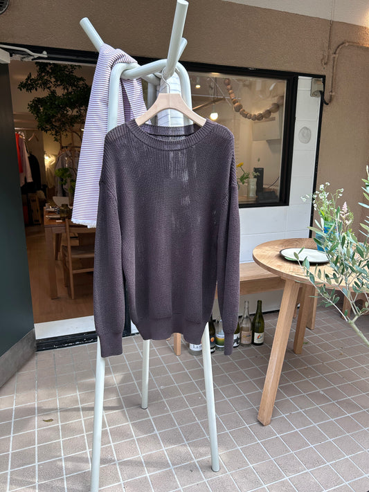 FUJI COTTON STANDARD KNIT(brown)