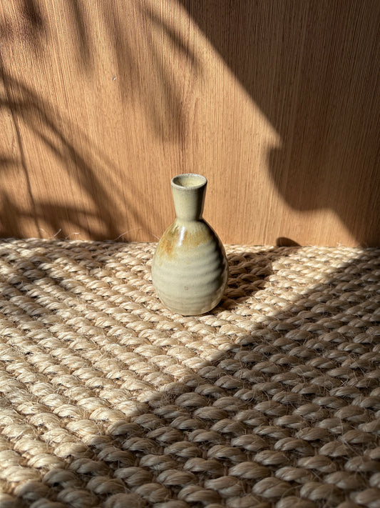 beige ceramic vase