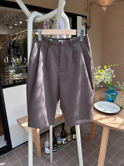 FUJI WOOL SHORTS(brown)