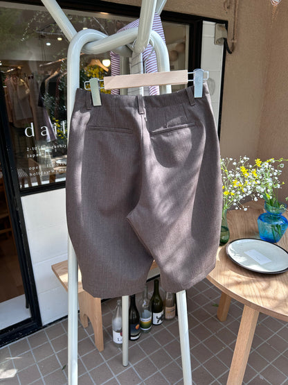 FUJI WOOL SHORTS(brown)