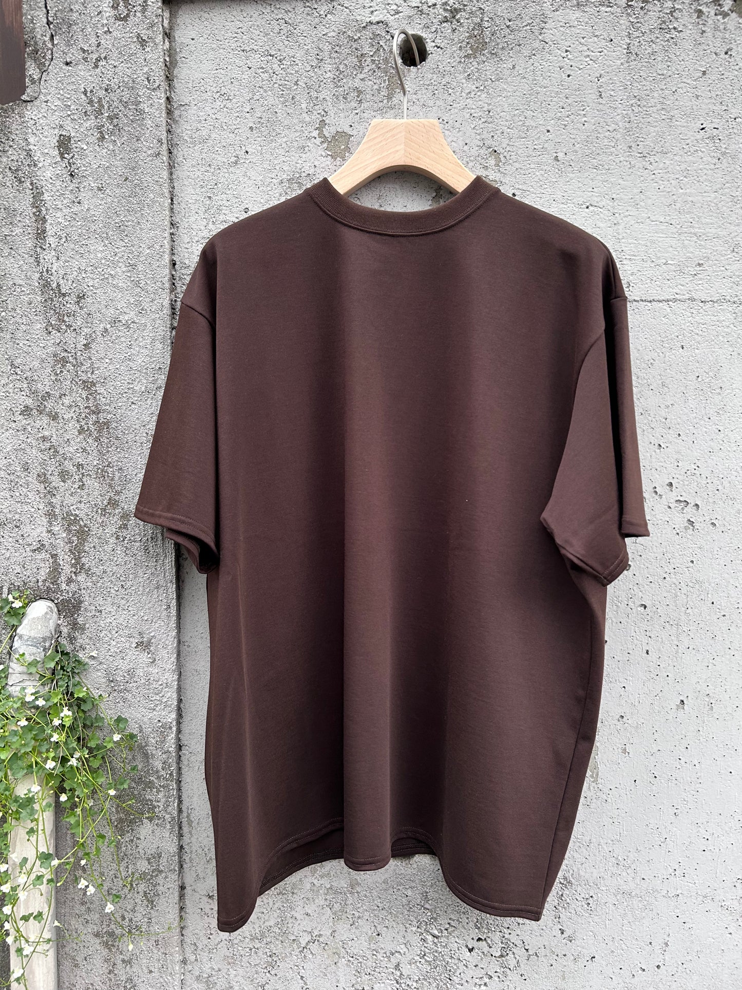 FUJI COTTON S/S T-SHIRTS(brown)