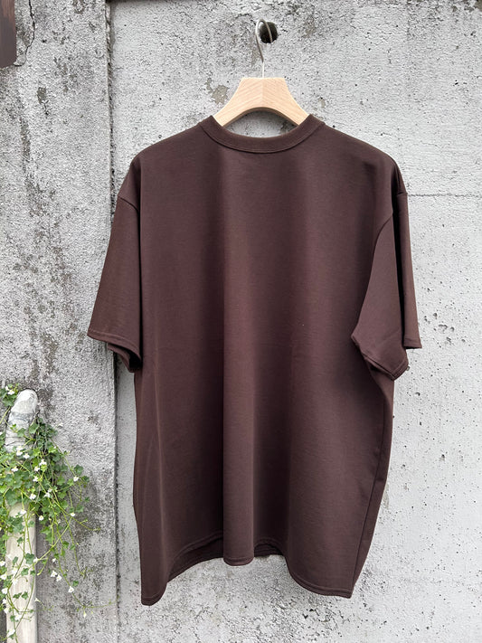 FUJI COTTON S/S T-SHIRTS(brown)