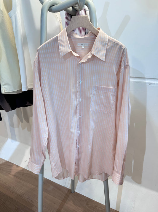 FUJI COTTON CUPRA STRIPE SHIRT