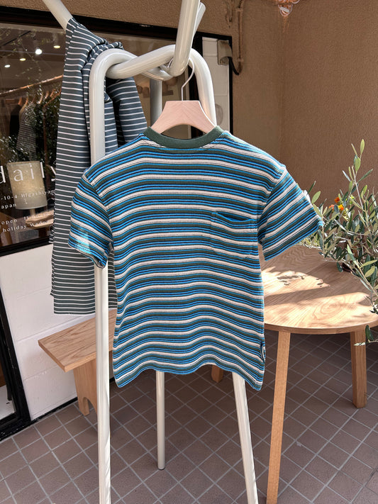 Green striped T-shirt