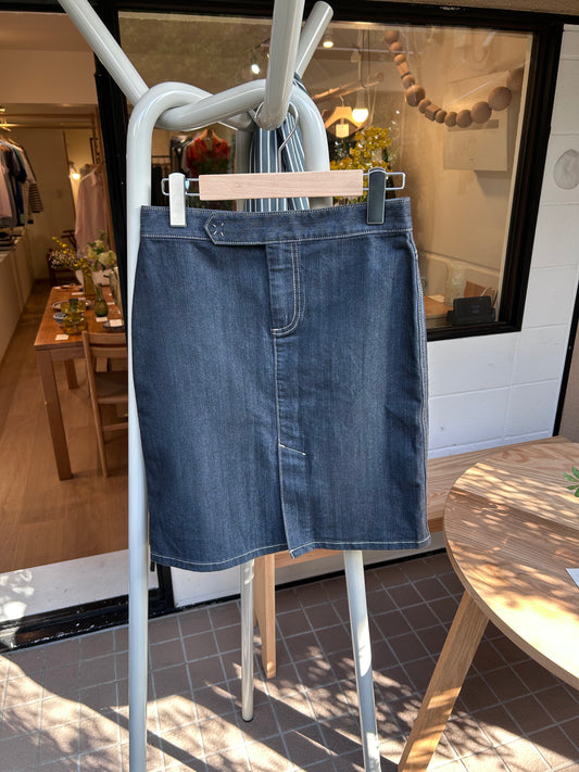 Denim mini skirt
