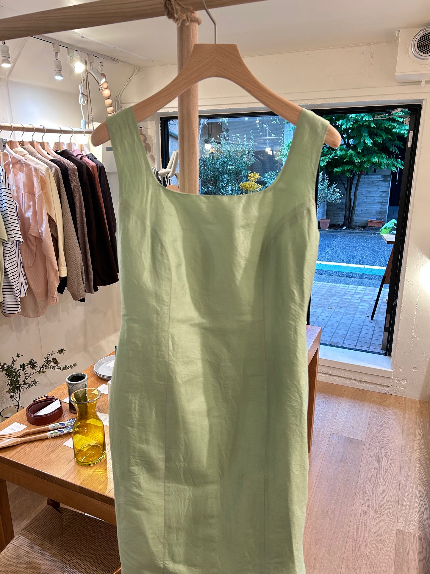 Green dress