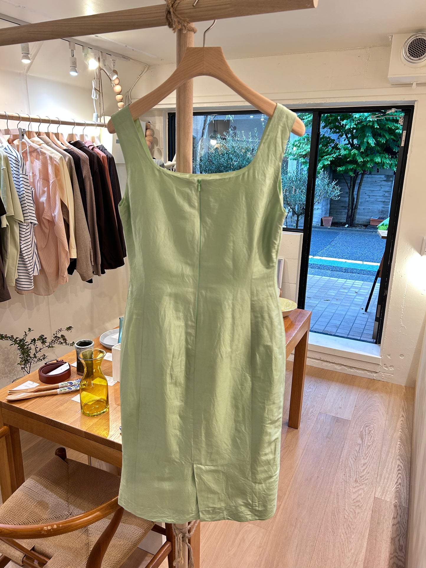 Green dress