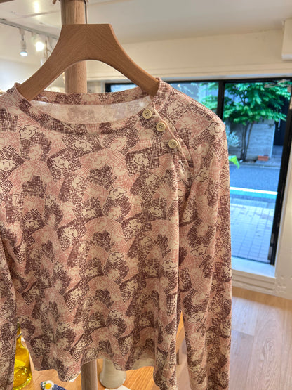Floral print tops