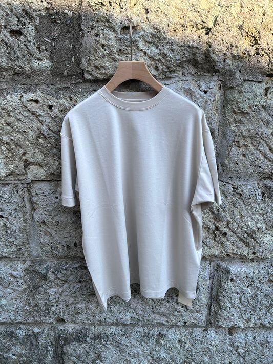 FUJI SUPIMA COTTON  S/S T-SHIRTS -Ivory-