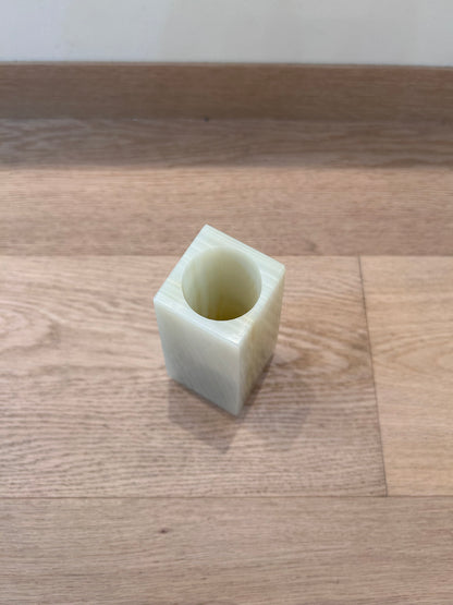 SQUARE STONE VASE