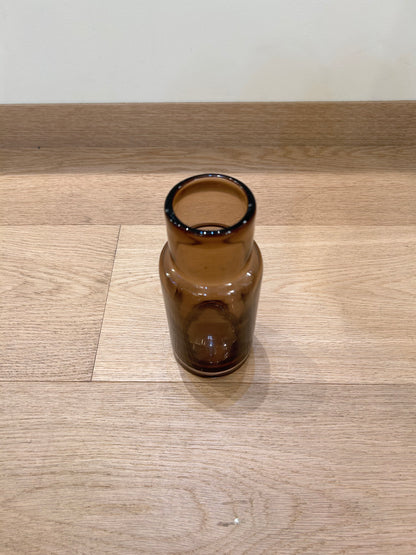 Amber Glass Vase