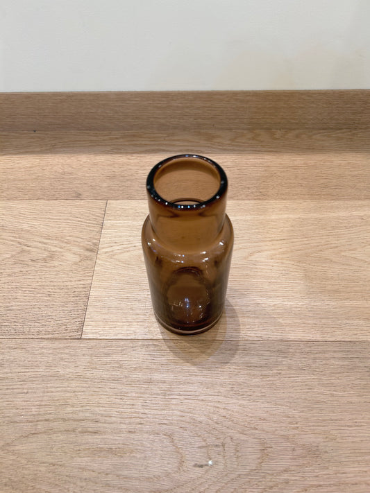 Amber Glass Vase