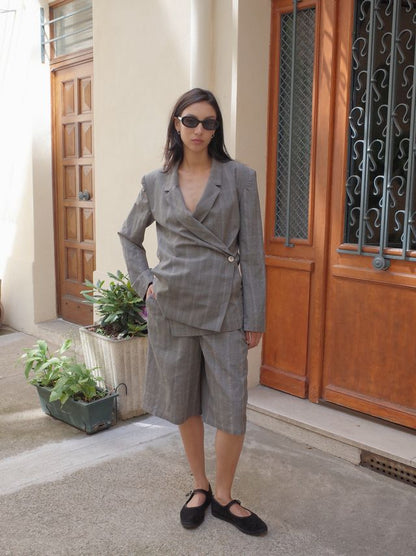 Ernie Palo Wool Check Jacket