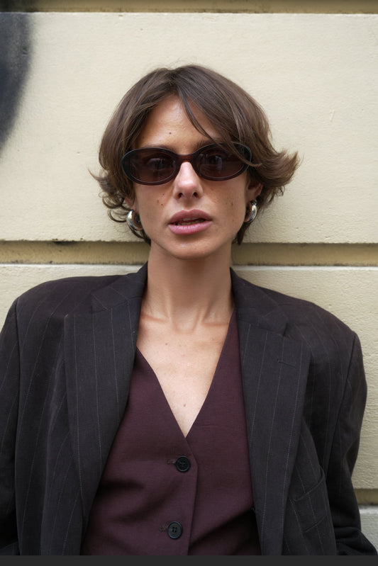 Ernie Palo x BLANC Sunglasses - Brown-