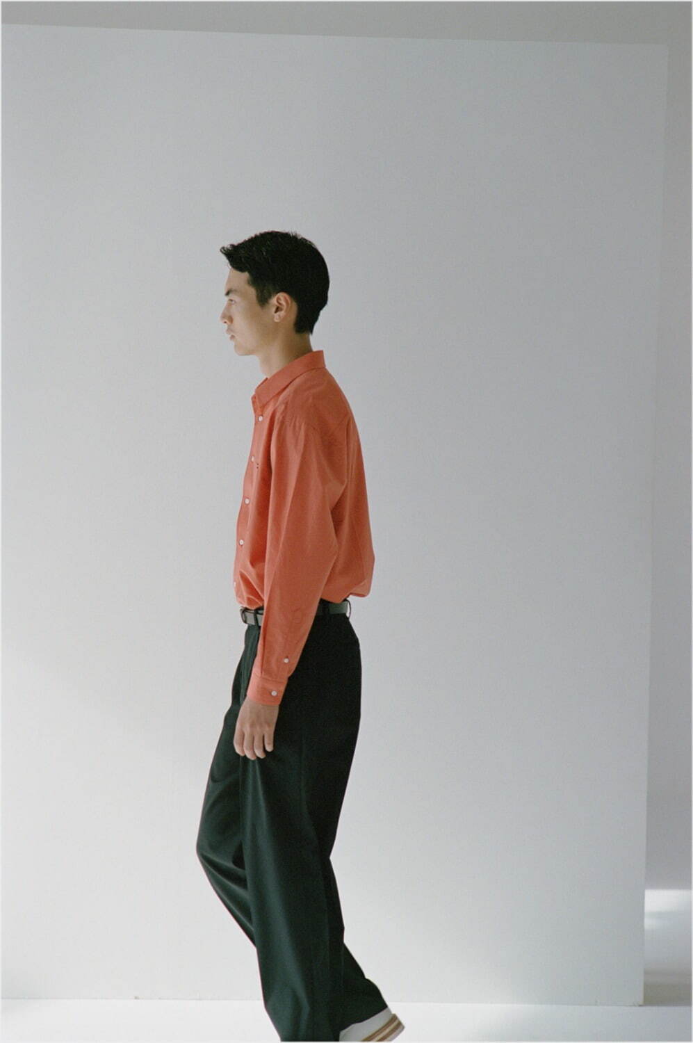 FUJI WOOL SILK TWO TUCK SLACKS
